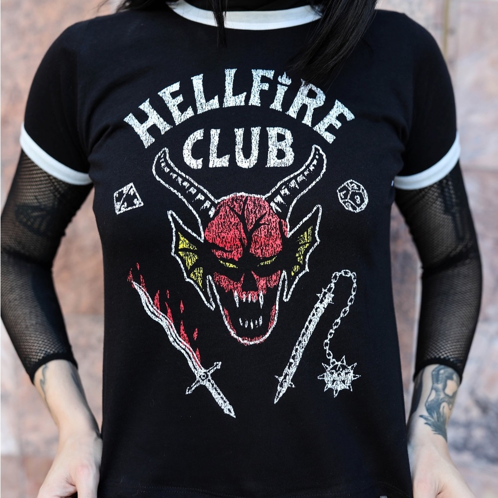 Hellfire Club Ringer Tee (Women)